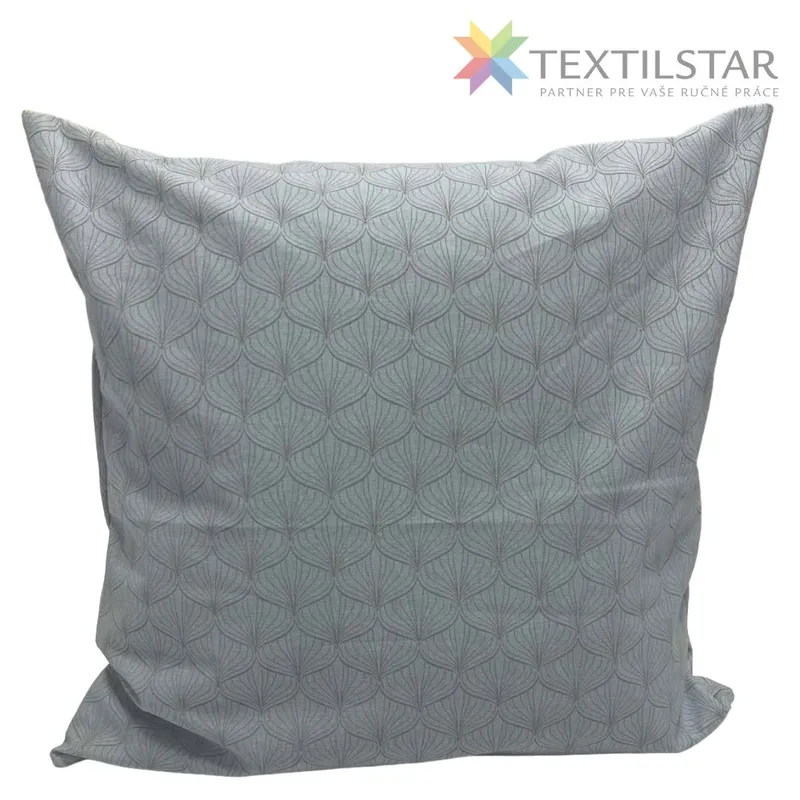 Bavlnené obliečky na vankúše, Výrobky z našej dielne, Bytový textil a dekorácie, Obliečky vankúše, Vankúšiky - Bavlnená obliečka na vankúš 40x40cm -ľanová pôda farba parížska modrá