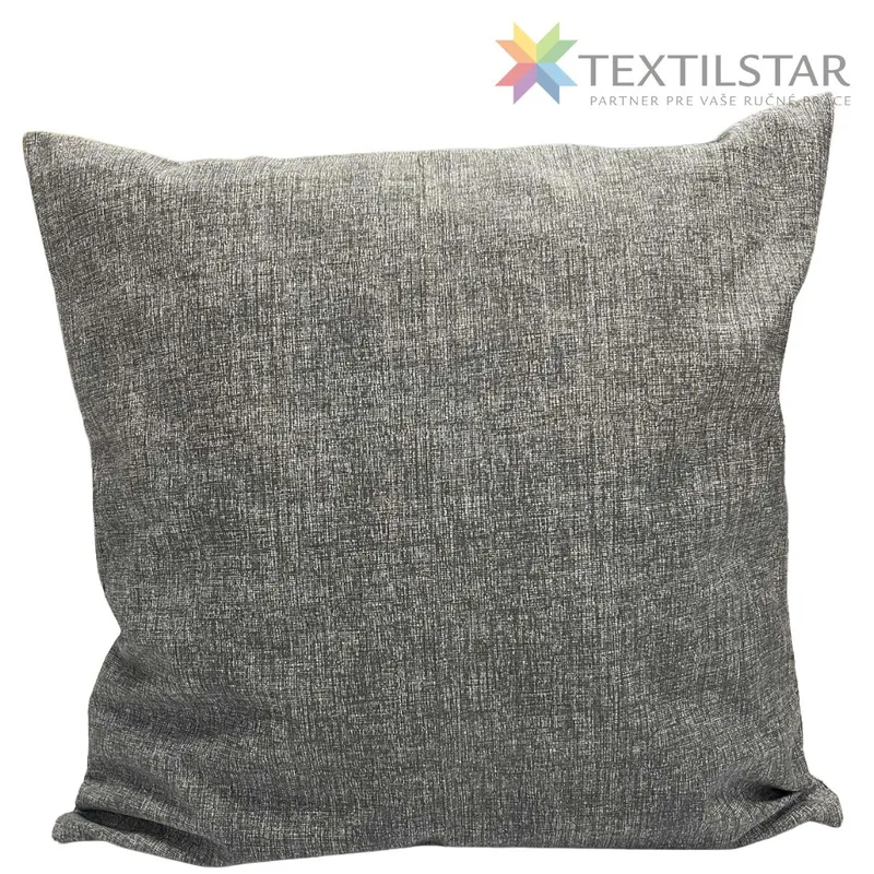Vankúšiky, Výrobky z našej dielne, Bytový textil a dekorácie, Obliečky vankúše, Bavlnené obliečky na vankúše - Bavlnená obliečka na vankúš 40x40cm -šedá režná