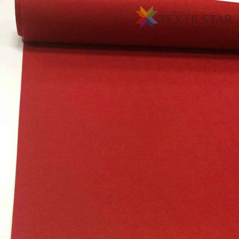 Filc, Látky metráž - Filc jednofarebný - červená tmavá