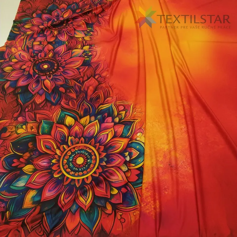 Mikropolyester- Mandala,panel 120 cm