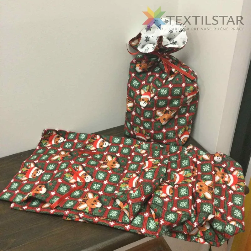 Iné, Vianoce, Bytový textil a dekorácie, Výrobky z našej dielne - Mikulášske vrecúško - Vianočný sobík