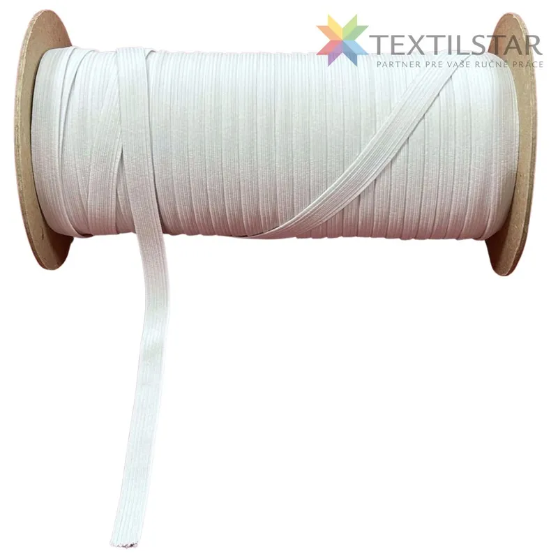 Galantéria, Guma, Guma prádlová - Prádlová guma 10,6mm - biela